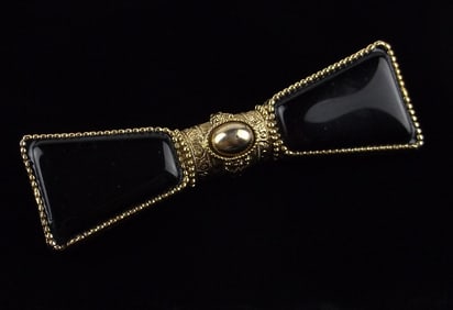 Mint Vintage Lucite Bow Brooch
