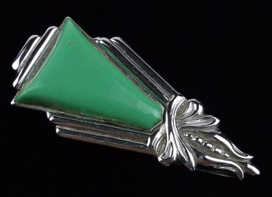 Stunning Vintage 1920s Art Deco Clip Brooch