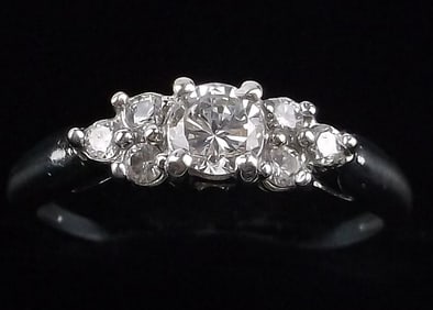 Mint Vintage 10kt White Gold Ring Size 6 - 1.61g