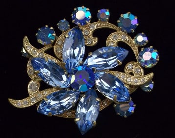 Mint Vintage 1930s Designer High Quality Art Deco Brooch