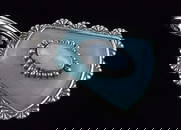 New Boxed Carolyn Pollack Sterling Turquoise Larimar Pendant