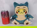 Mint Pokemon Pikachu In Snorlax Costume Plush Plushie