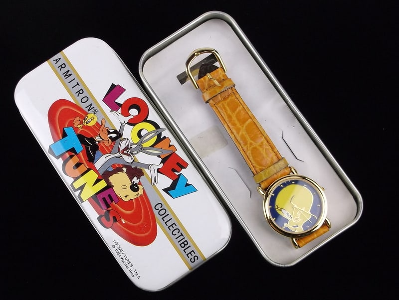 Stunning Vint 1994 Looney Tunes Tweety Bird Watch Works Gr8: works great, in box, new battery