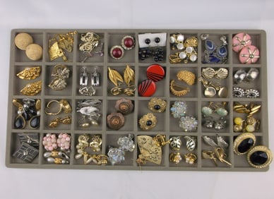 47 Stunning Vint Earrings Sets Lot Joan Rivers STAR Alice Charel