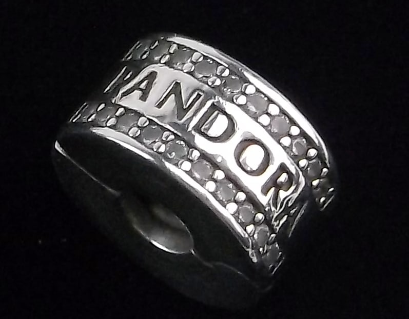 Mint Pandora Sterling Silver Charm Bead (1 of 2)