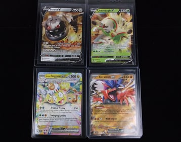 4 Mint+ Pokemon Ultra Rare EX Card Lot Exeggutor Koraidon
