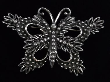 Mint Vintage 1960s Hedy Butterfly Brooch
