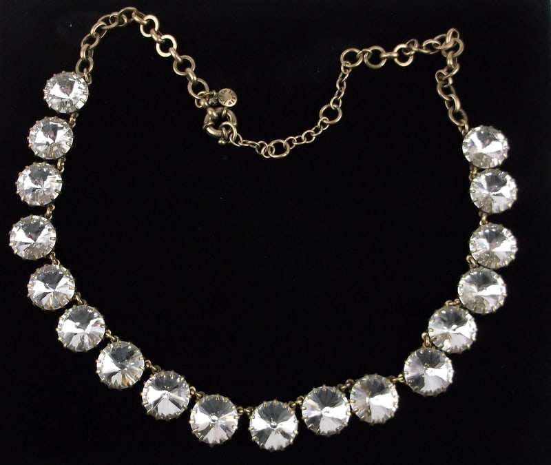 Mint J Crew Rhinestone Necklace 20": Mint Condition, In Like New Condition, Perfect
