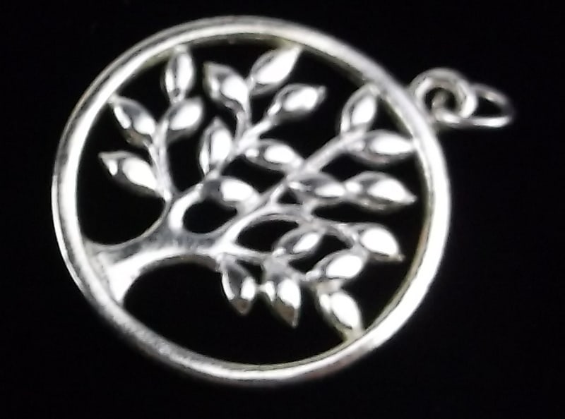 Mint Vintage Sterling Silver Tree of Life Pendant: Guaranteed Solid 925 Sterling Silver, in Excellent Condition