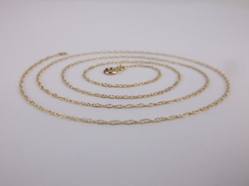 New Vintage 10kt Gold Chain Necklace 18" (1 of 2)