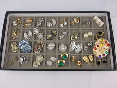 31 Stunning Vintage Earrings Sets Lot Kenneth Jay Lane Coro More
