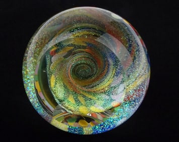 New Designer Galaxy Swirl Paperweight