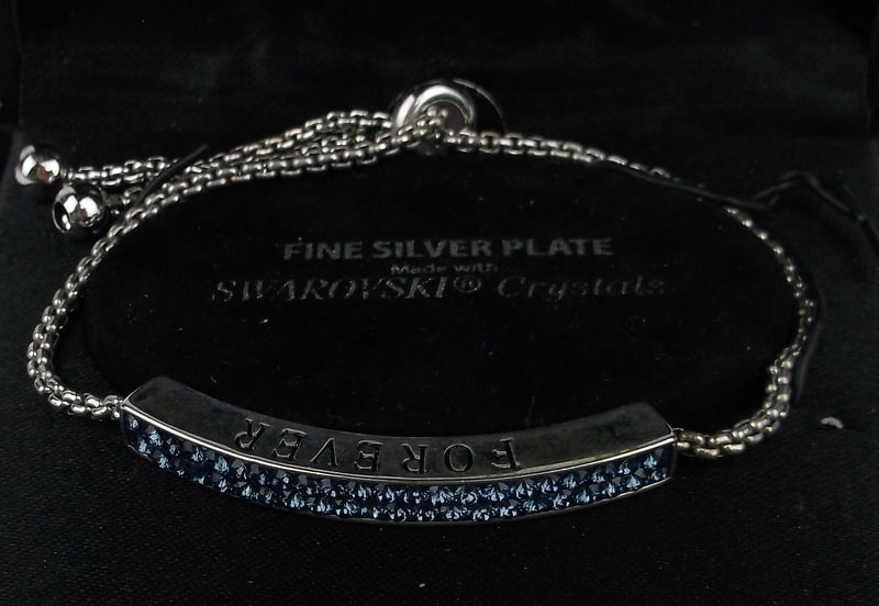 New Boxed Swarovski Crystal Bracelet 9": new condition