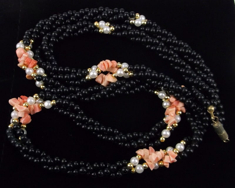 Mint Vintage 1970s Pink Coral Necklace 18": Mint Condition, In Like New Condition, Perfect