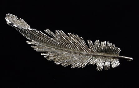 Mint Vintage 1950s Coro Craft Pegasus Feather Brooch