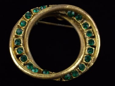 Beautiful Vintage 1950s Rhinestone Brooch