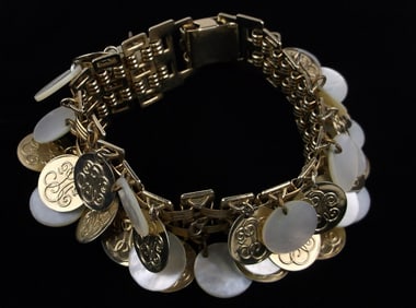 Stunning Vintage 1960s Chain Bracelet 7"