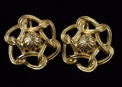 Mint Vintage 1960s Coro Craft Atomic Earrings