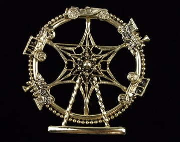 Mint Big Vint Car Train Ferris Wheel Brooch Carnival