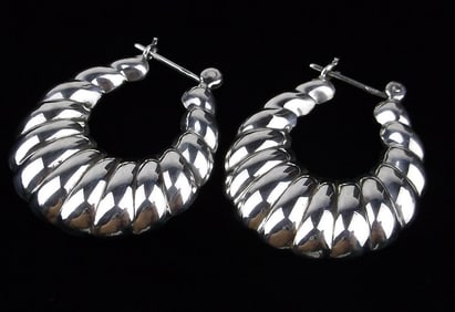 Mint Vintage Sterling Silver Drop Earrings