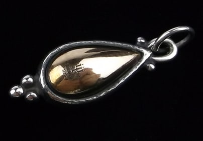Mint Vintage Retired James Avery Sterling Silver Pendant Bronze