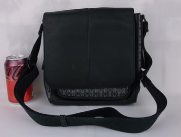 Mint Fossil Leather & Man Made Material Messenger Bag Handbag