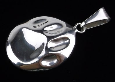 Mint Vintage Taxco Sterling Silver Tigers Paw Pendant
