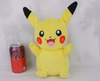 2016 TOMY Pokemon Talking Light Up Pikachu Plush Works GR8
