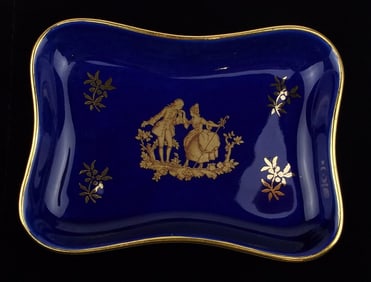Mint Vintage Limoges Porcelain Ring Tray