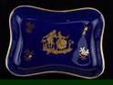 Mint Vintage Limoges Porcelain Ring Tray