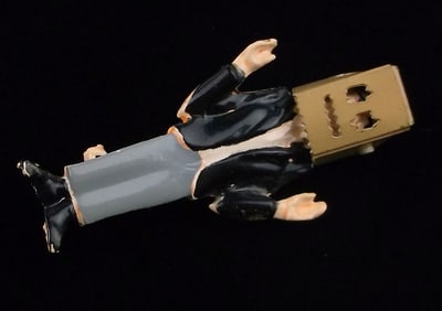 New Vint 1970s Richard Nixon Bag Face Man Brooch Rare