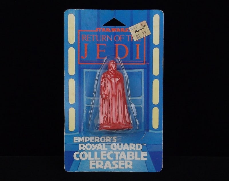New On Card 1983 Star Wars Emperors Royal Guard Eraser Big (1 of 3)