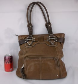 Gorgeous Big B Makowsky Leather Hobo Handbag Purse