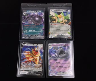 4 Mint+ Pokemon Ultra Rare Card Lot Zamazenta More