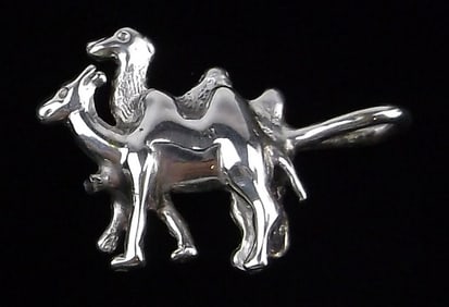 Mint Vintage Sterling Silver Camel Charm Pendant