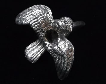 Mint Vintage 1940s Bird Cake Candle Holder
