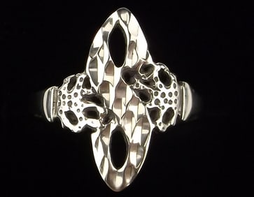 Mint Vintage 10kt Gold Orante Ring Size 7.25 - 2.12g