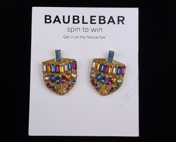 New Baublebar Rhinestone Spinning Top Stud Earrings