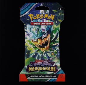 New Sealed Pokemon Twilight Masquerade Pack TCG