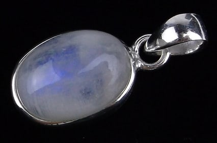 New Sterling Silver Moonstone Pendant
