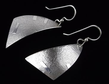 Mint Vintage Pam Rodinell Sterling Silver Drop Earrings