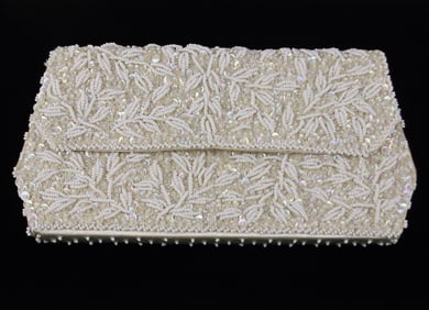 Gorgeous Vintage 1950s DuBarry Beaded Clutch Purse
