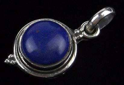 New Bali Sterling Silver Lapis Pendant