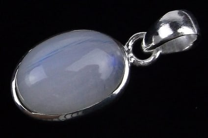 New Sterling Silver Moonstone Pendant