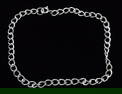 New Italian Sterling Silver Chain Bracelet 7.5"