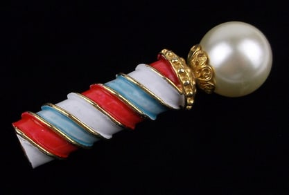 Mint Vintage 1960s Original by Robert Barber Shop Brooch