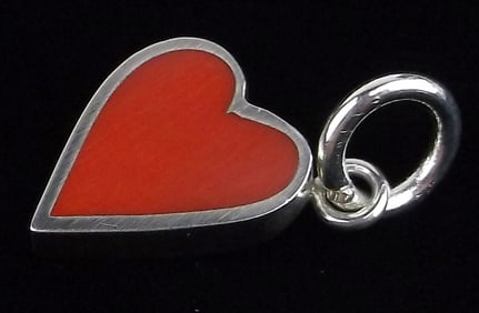 Mint Vintage Taxco Sterling Silver Heart Pendant