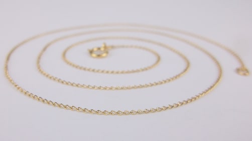 New Vintage 14kt GF Chain Necklace 18"