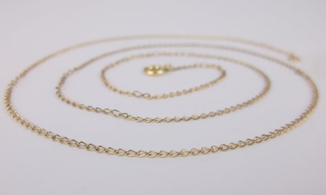 Stunning Vintage 1960s 12kt GF Chain Necklace 19"