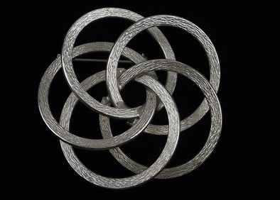 Gorgeous Vintage 1960s Atomic Brooch